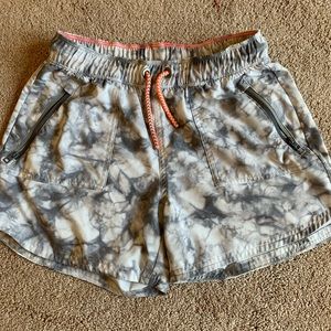 Athleta girl tie dye shorts